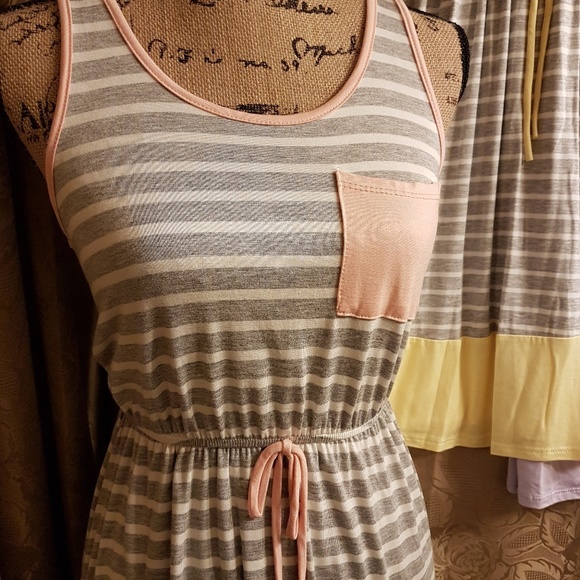 Striped Tank Dress ONLY ONE LEFT!! - Picture 4 of 6